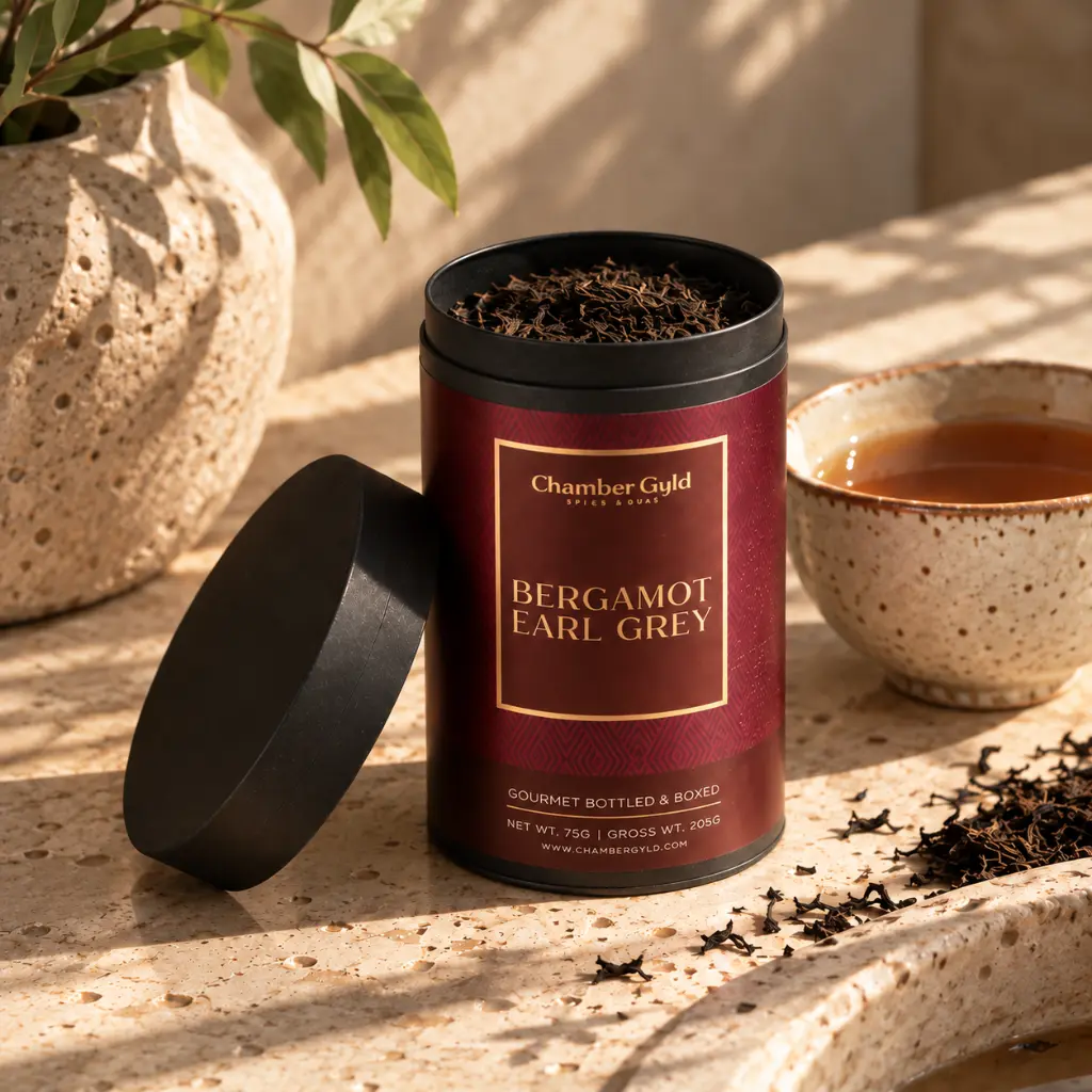 Bergamot Earl Grey Tea Still Life.webp