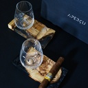 GLASS & CIGAR HOLDER