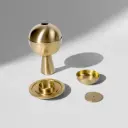 AUREA INCENSE BURNER - GOLD BRASS