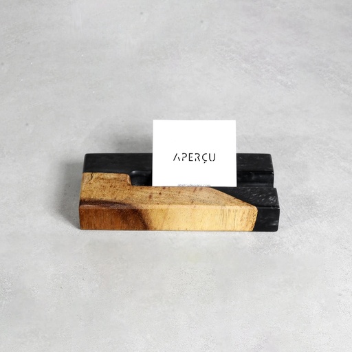 [AP011] CARD HOLDER SMALL (WOOD & RESIN)