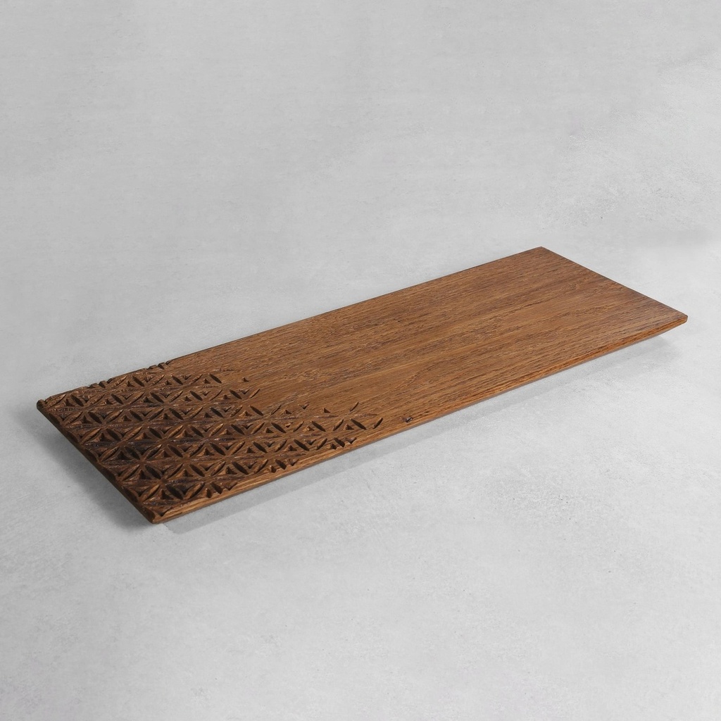 ENGRAVED WOOD PLATTER