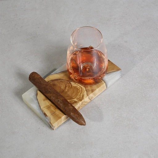 GLASS & CIGAR HOLDER