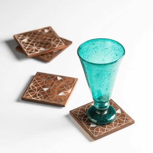 [XK015] PEARL REFLECTIONS COASTERS